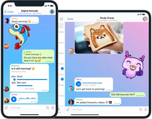 Telegram for iPhone / iPad